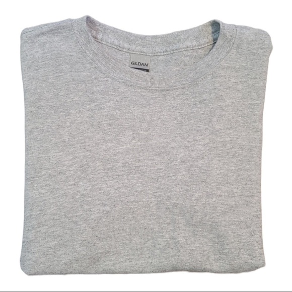 GILDAN Grey T-Shirt Size M - Picture 1 of 1